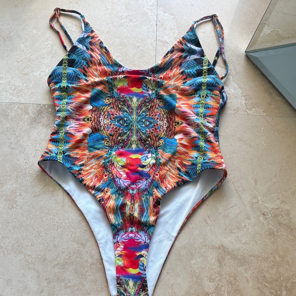 Vibrant Multicolor Swimsuit